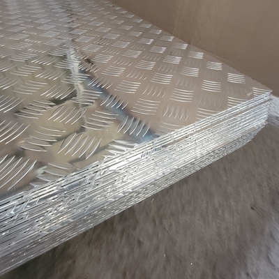 1060 1100 3003 Aluminium-Checker-Platte Muster Prägniertes Blatt 3 mm