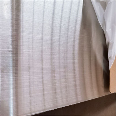 Qualität  NO.4 304 2mm Brushed Stainless Steel Sheet 20 Gauge 0.036 12 X 5 Fabrik